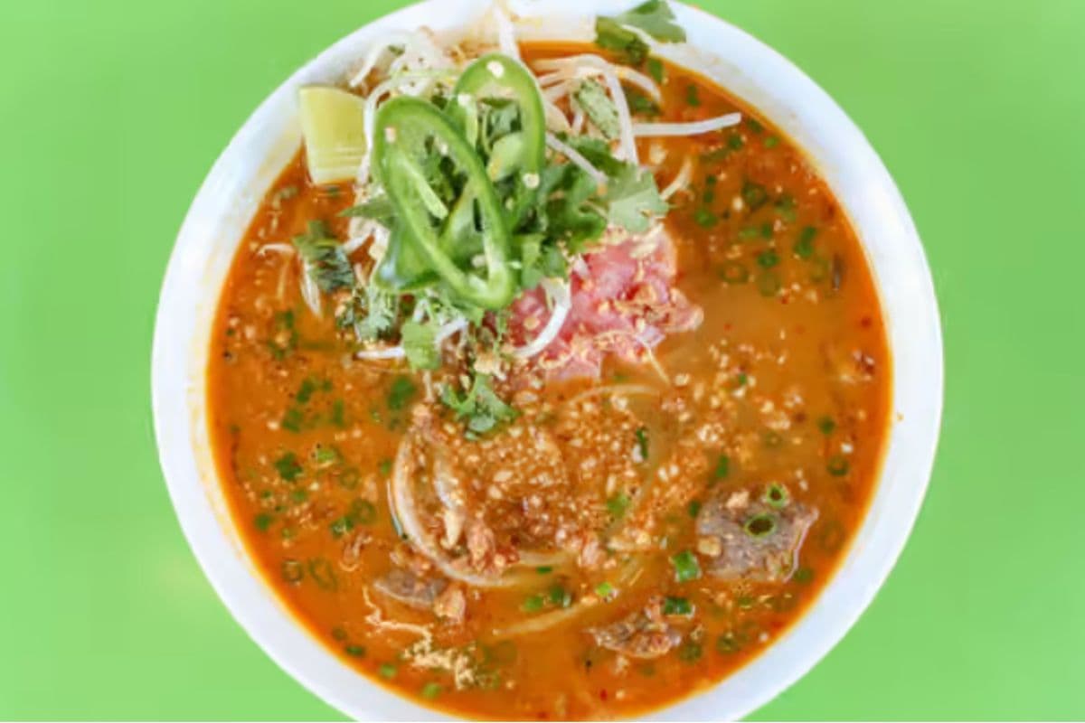 61. Spicy Satay Beef Pho