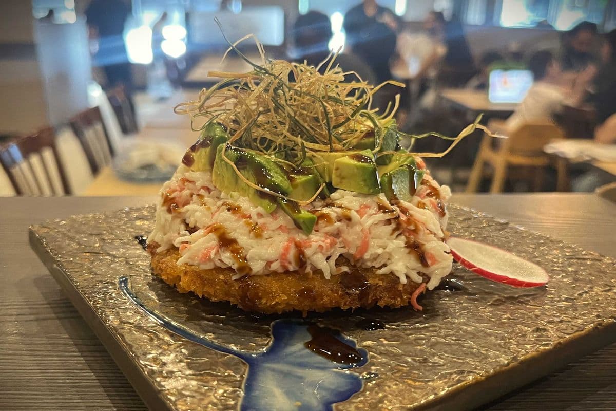 Crab Salad Pizza