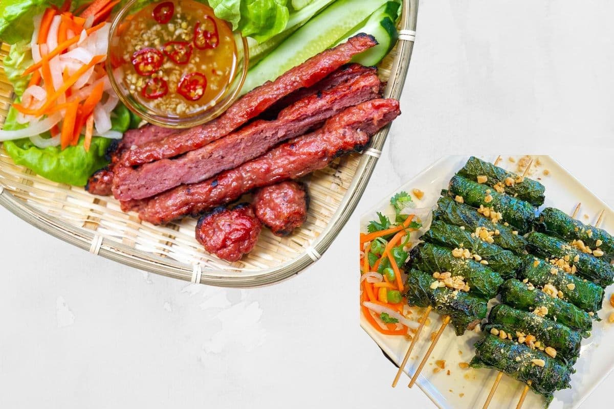 Combo Porks Rolls & Beef Betel / Nem Nuong & Bo La Lot