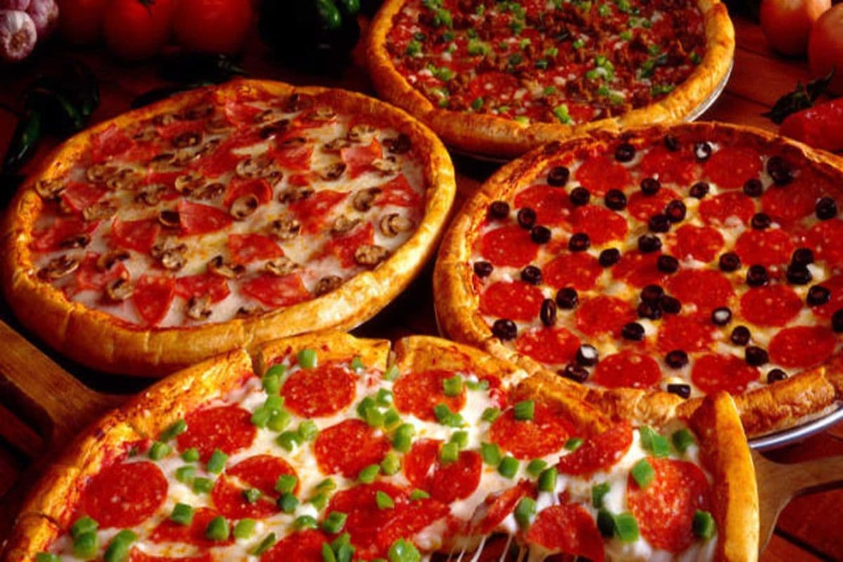 Three Extra-Large Triples on Triple Pizzas