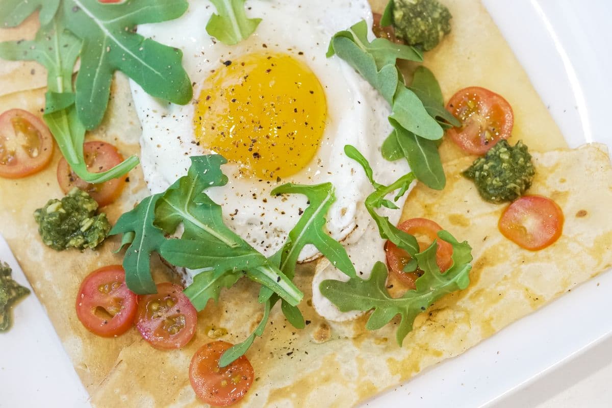 Egg and Cheese Crepe