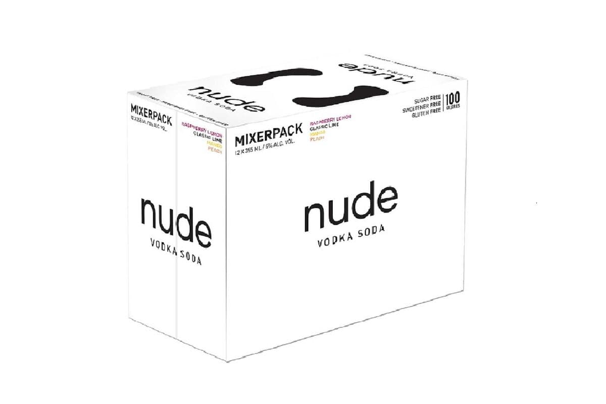 Nude Vodka Mixer Pack (12 Pack Cans) (12 x 355 ml)