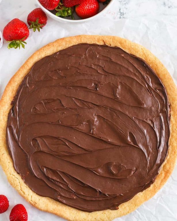 Nutella Topped Pizza Size Small
