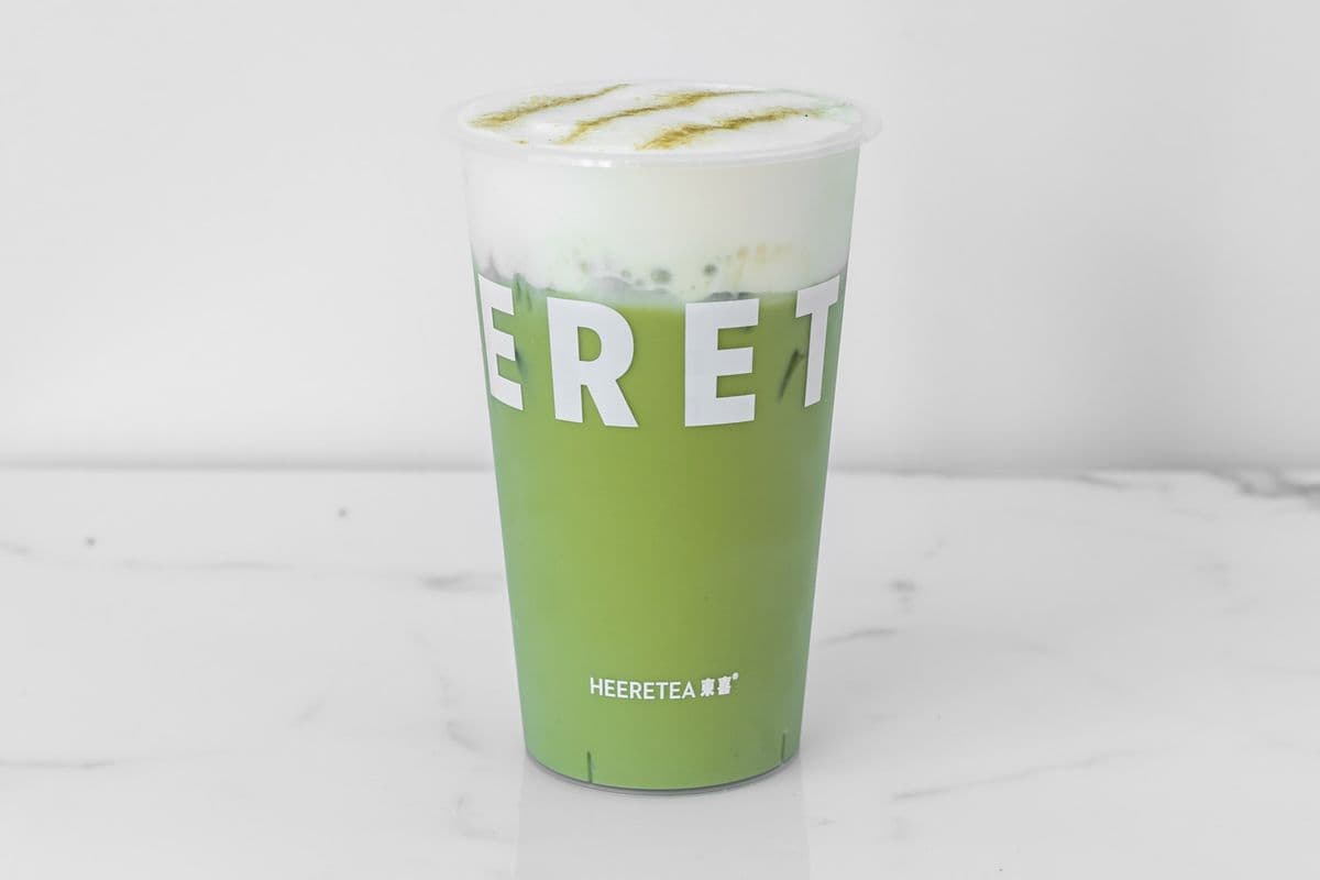 Hot Cheese Matcha Tea