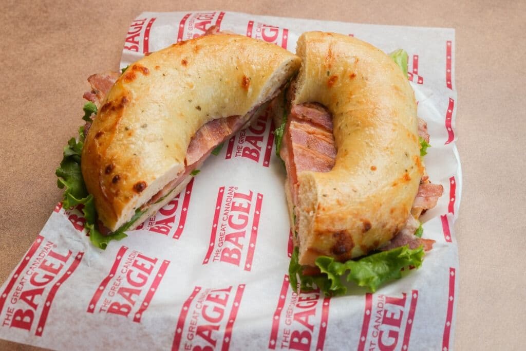 B.L.T Bagel Sandwich