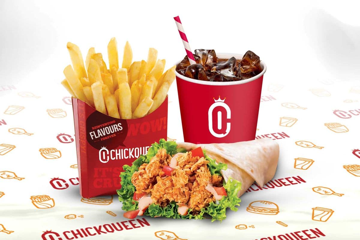 Mini Wrap Combo (Fries and Drink)