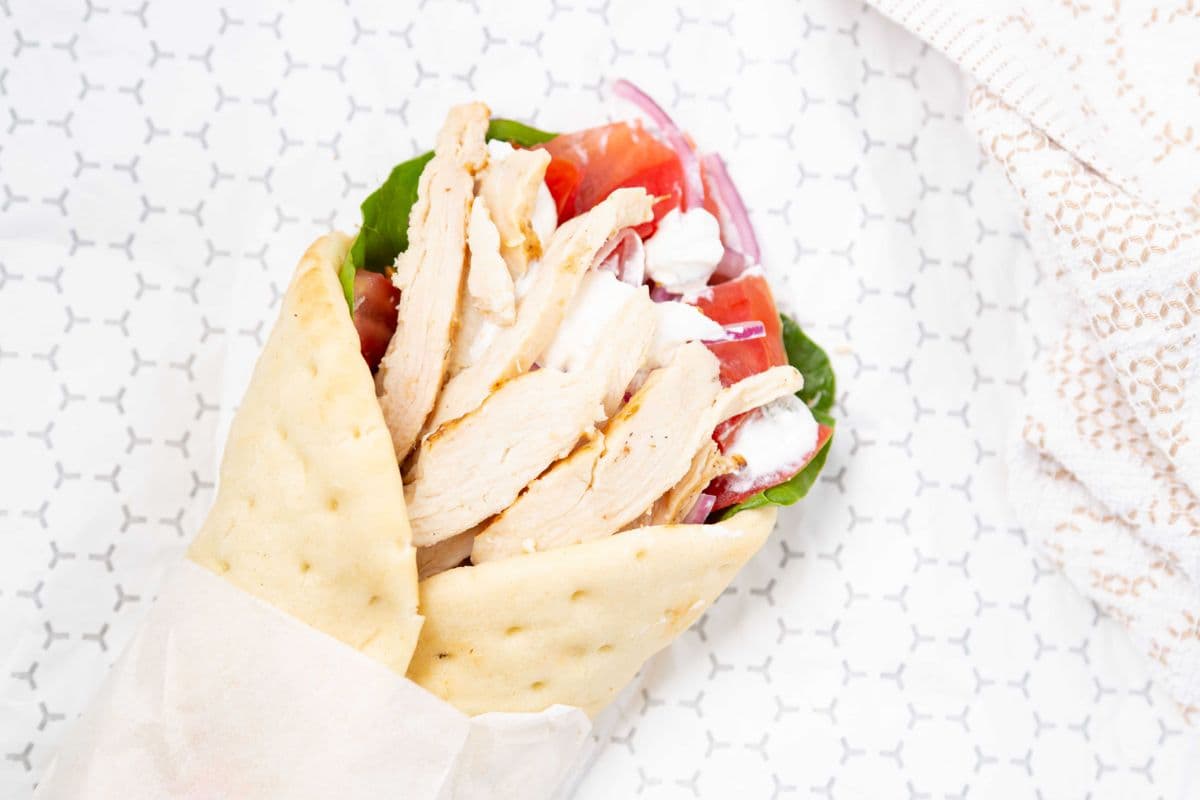 Pineapple Chicken Pita