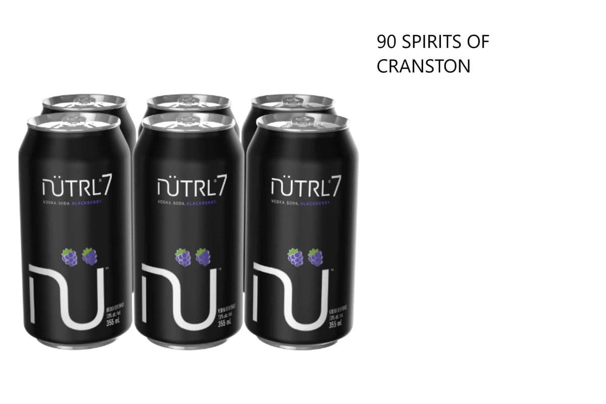 NUTRL 7 BLACKBERRY VODKA SODA 6 CANS (1 x 6x355ML)