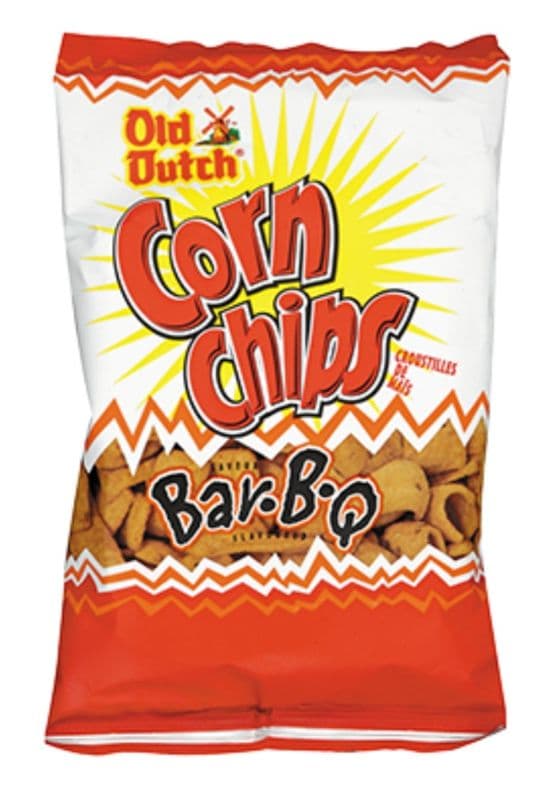 Old dutch corn chips Bar.B.Q
