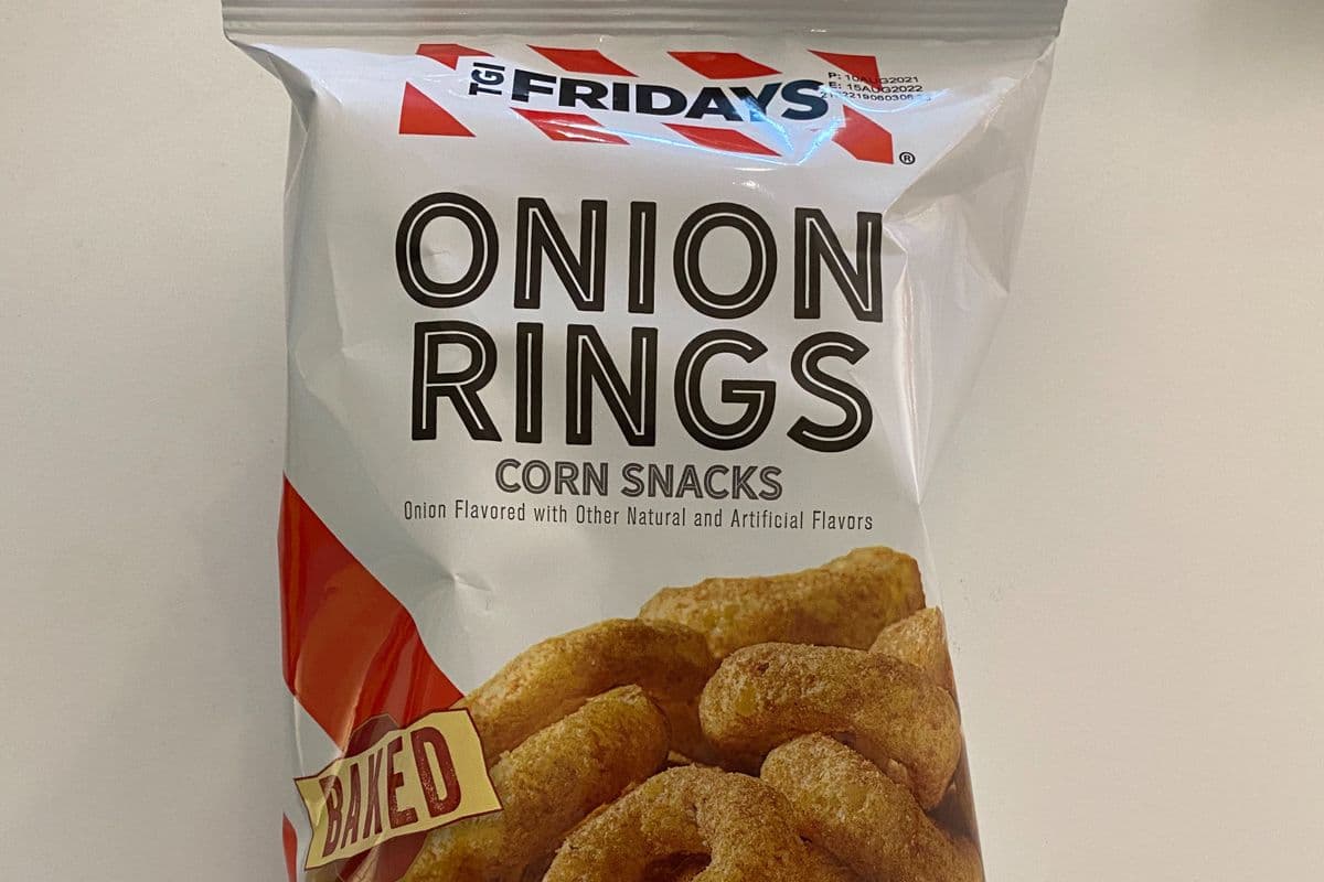 TGI Fridays Onion Rings corn snacks (78g)
