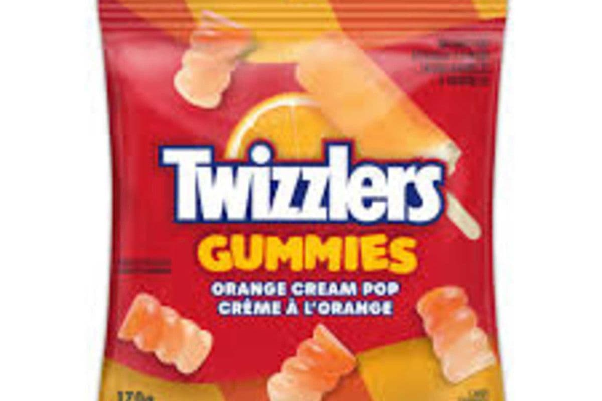 twizzzlers gummies orange cream pop
