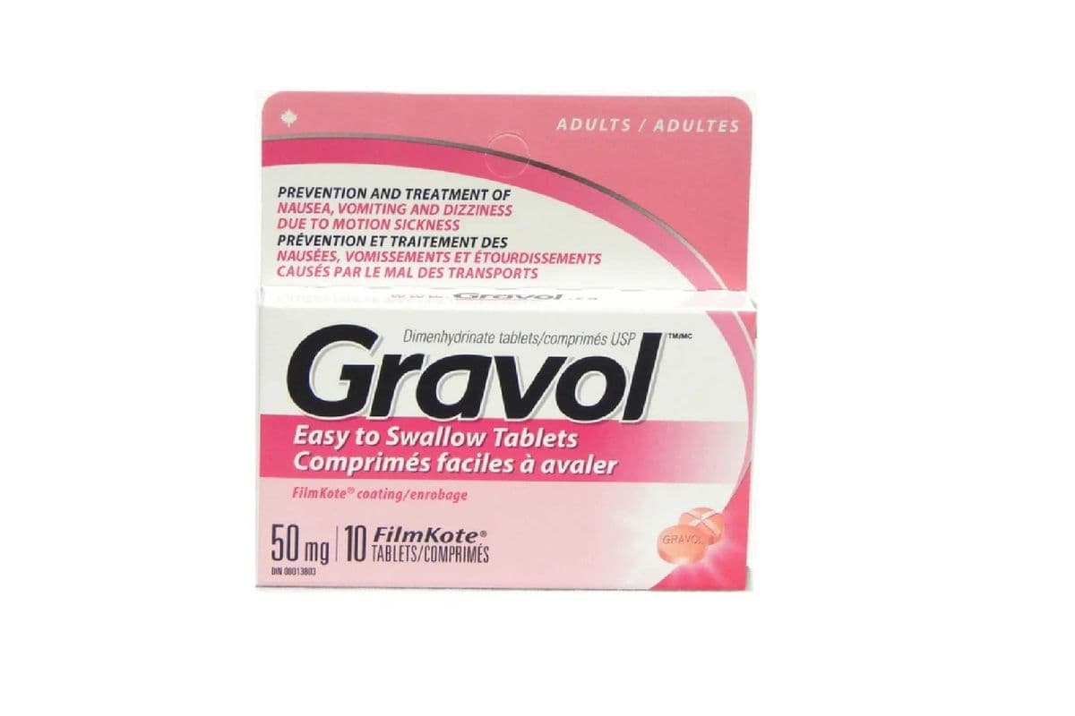 GRAVOL EASY TO SWALLOW TABLETS 50MG 10 PACK (10 TABLETS)