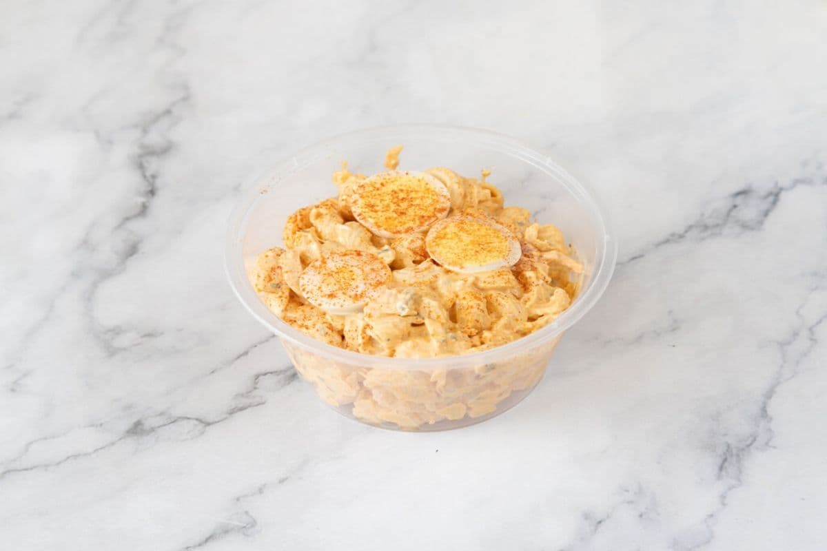 New: Deviled Egg Pasta Salad (One 450g container)