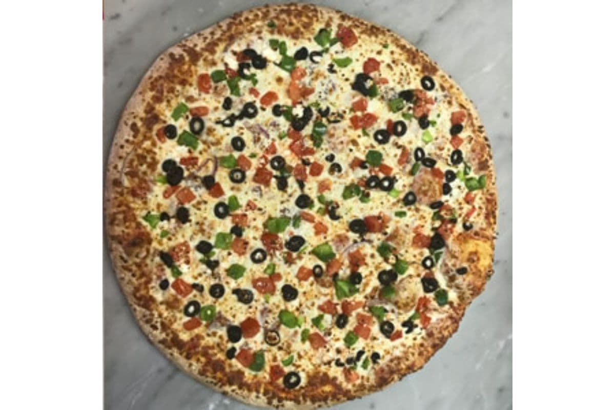 Large Greek Pizza (10 Slices)