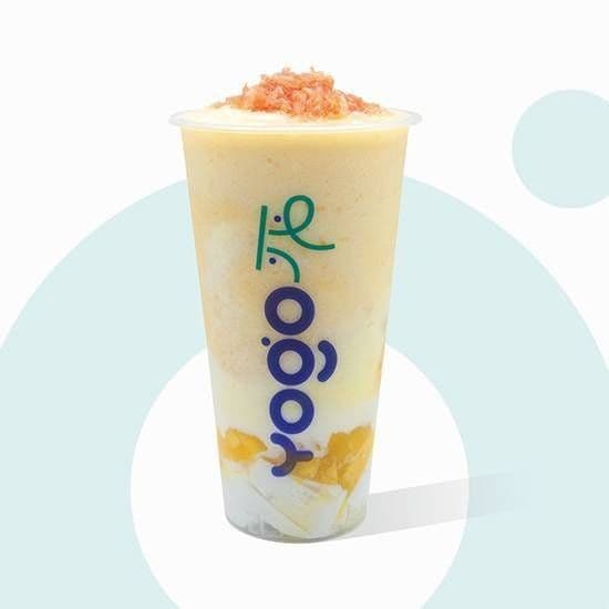 Coconut Mango Pomelo Yogurt Shake