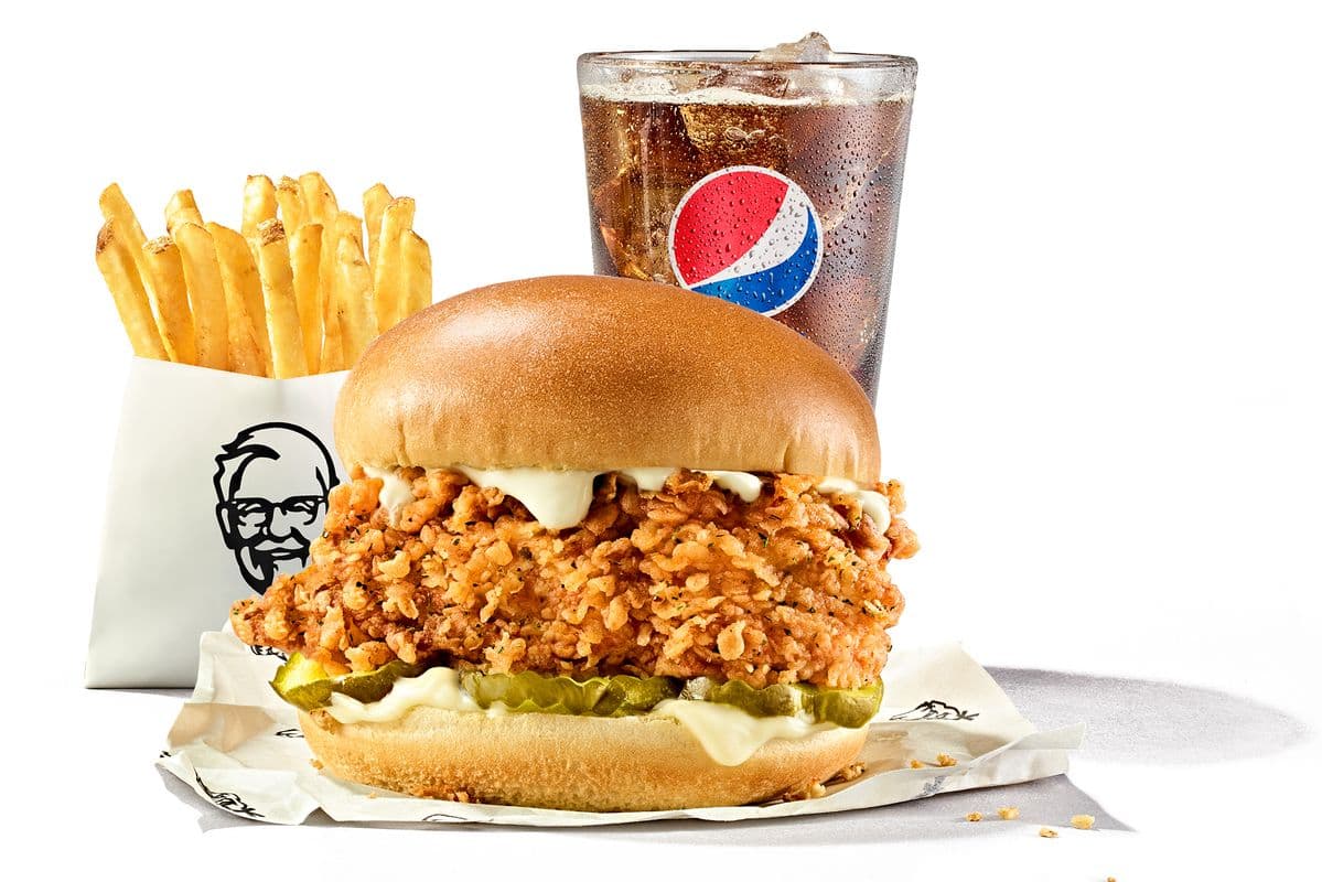 KFC Famous Chicken Chicken Sandwich Combo