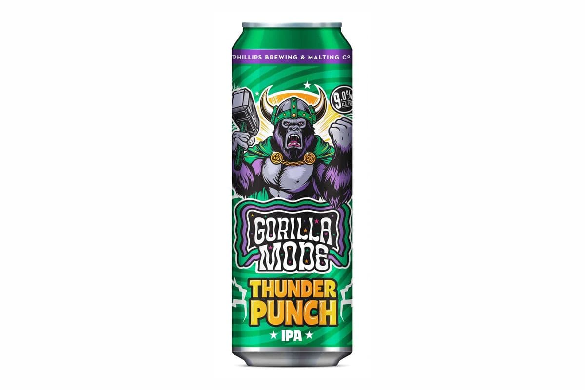 Phillips Gorilla Mode Thunder Punch Hazy IPA 568 mL (1 x 568ml)