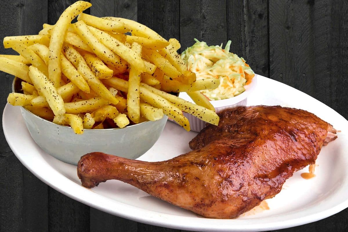 Cuisse de poulet fumée / Smoked Chicken Leg