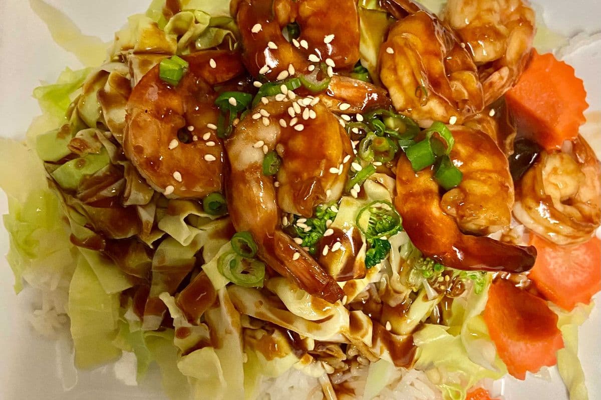 33 Shrimp Teriyaki - Cơm tôm Teriyaki