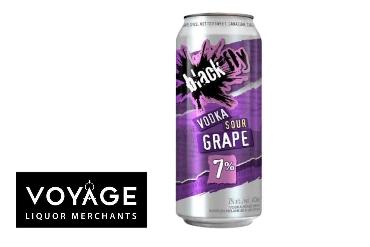 Black Fly Sour Grape (1 x 473 ml)