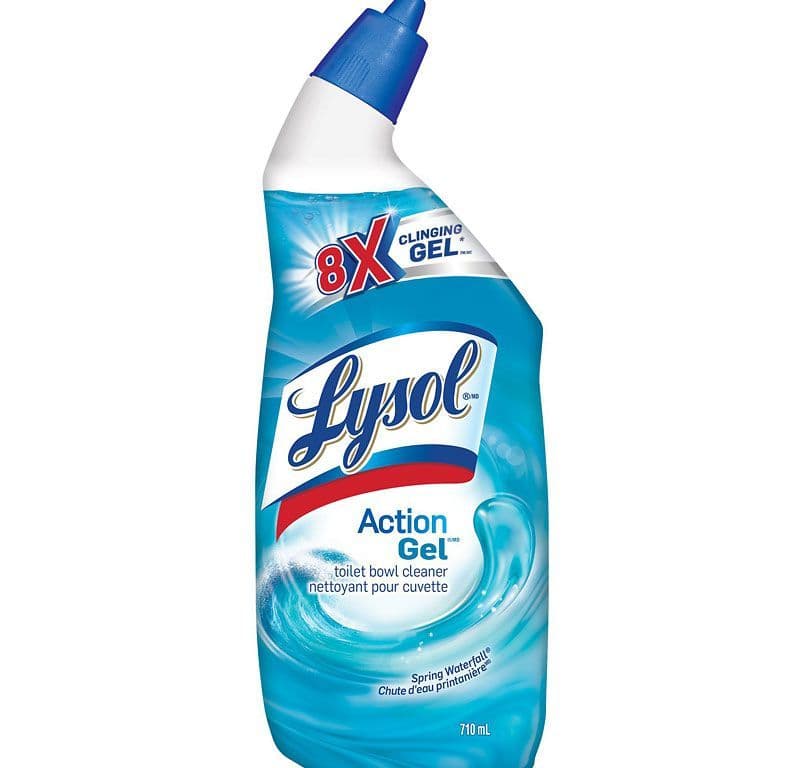 Lysol Action Gel Toilet Bowl Cleaner 710ml