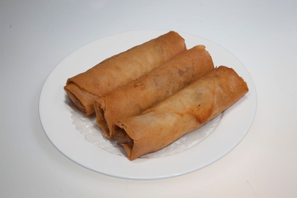 58. Deep-Fried Vegetarian Spring Roll