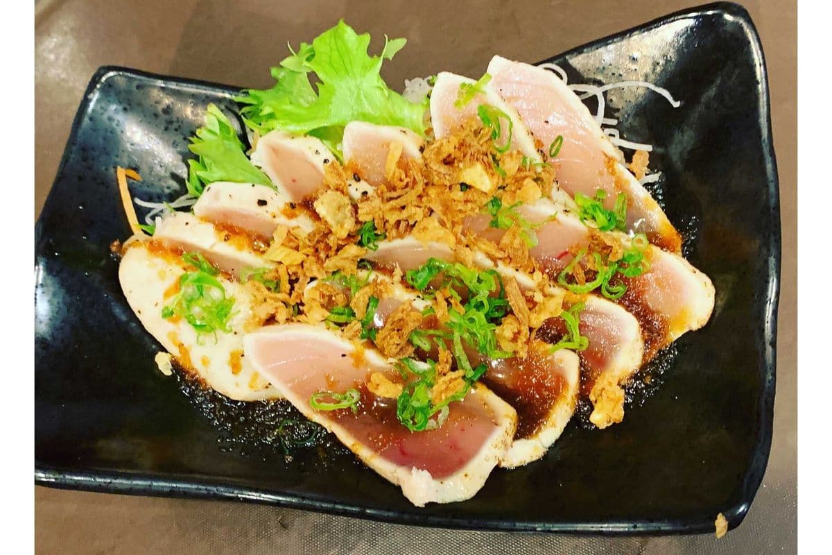 Tuna Tataki with Ponzu Sauce