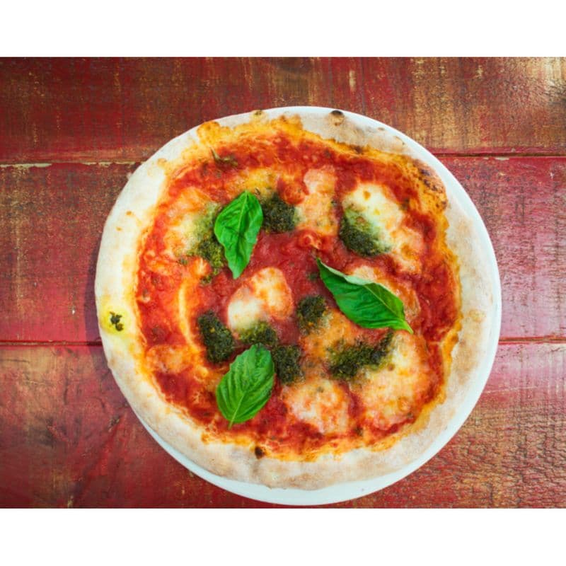 Pesto Margherita Pizza Pie