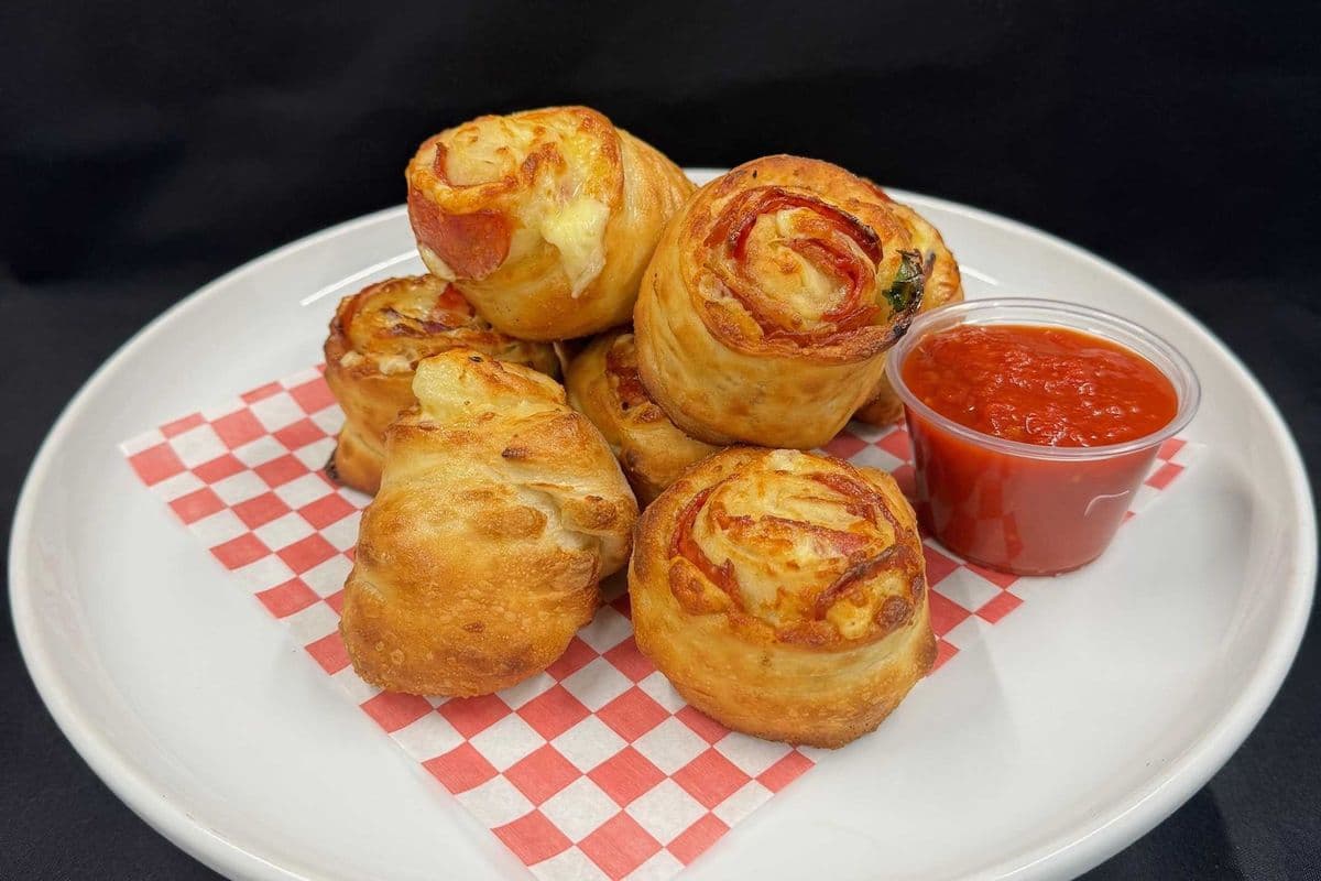 8 Pepperoni Pin Wheels