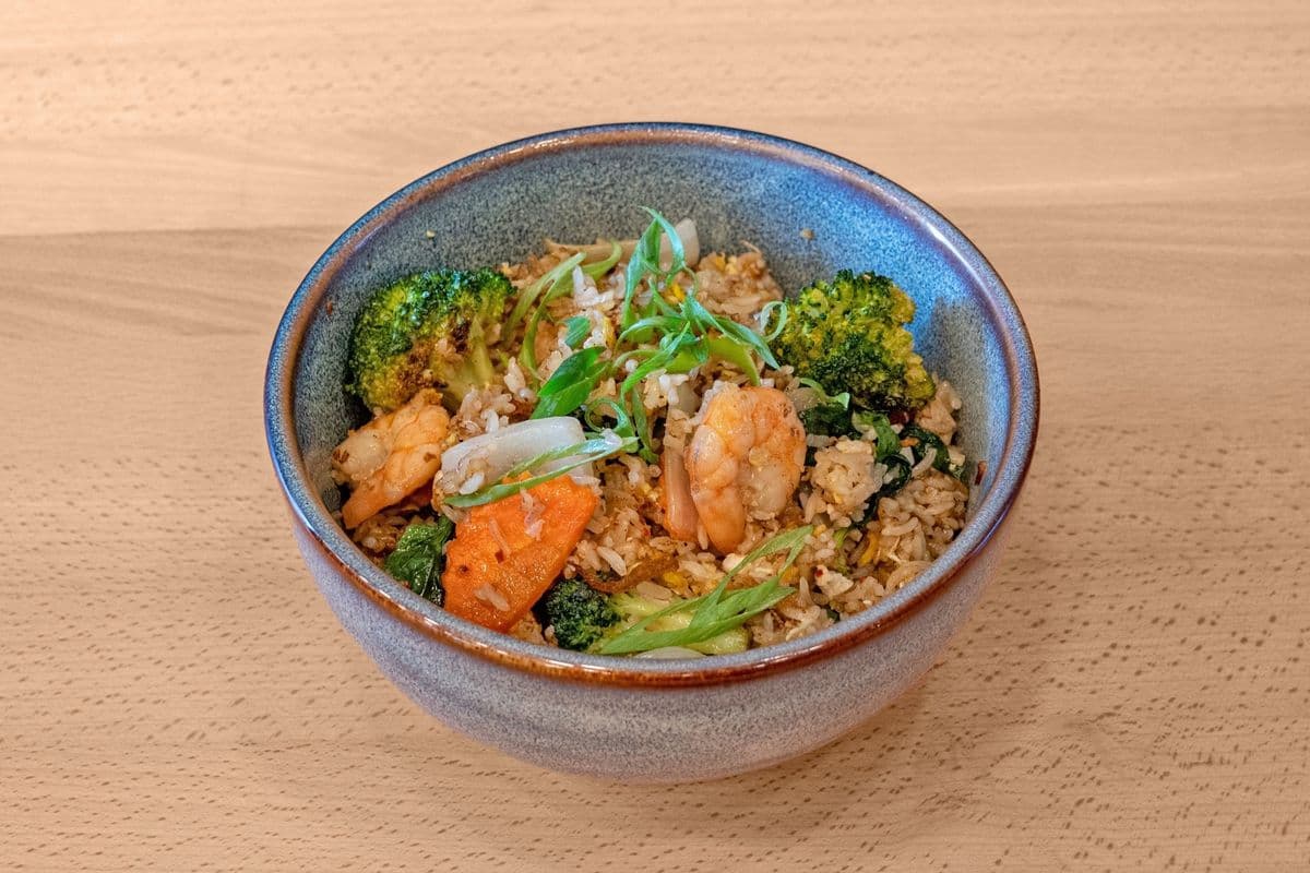 Shrimp Basil Fried Rice