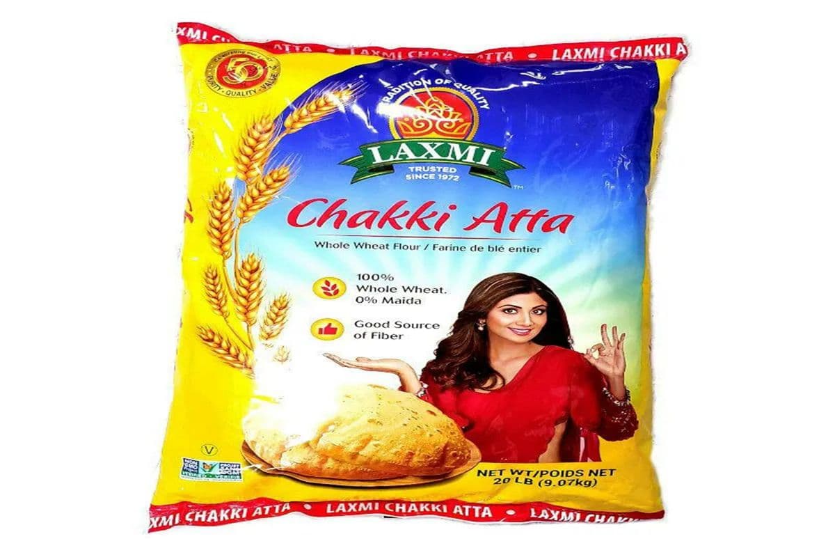 Laxmi Whole Wheat Chakki Atta (20lb)