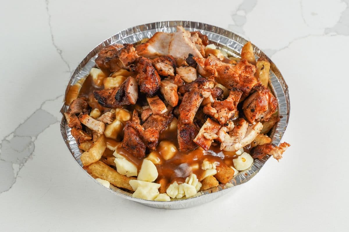 Poutine au poulet