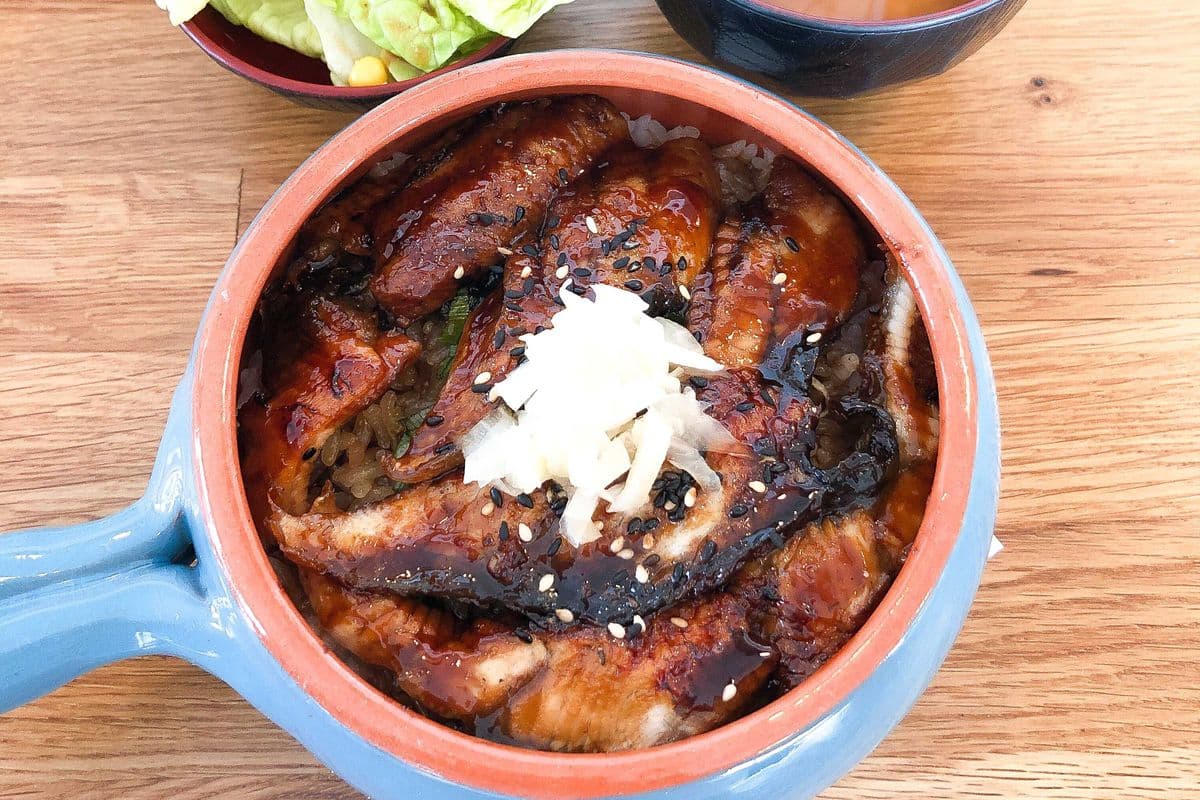 Roasted Eel (Unagi)Don Set