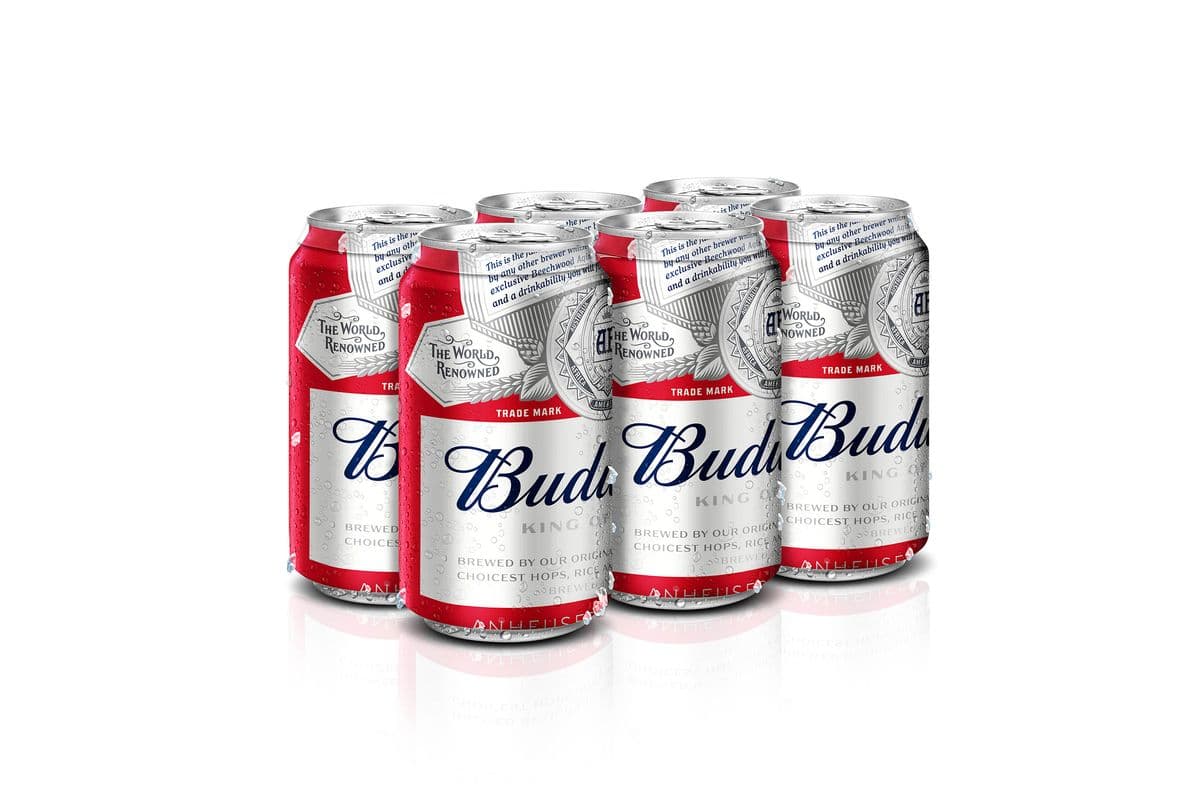 6 Pack - Budweiser (6 cans)