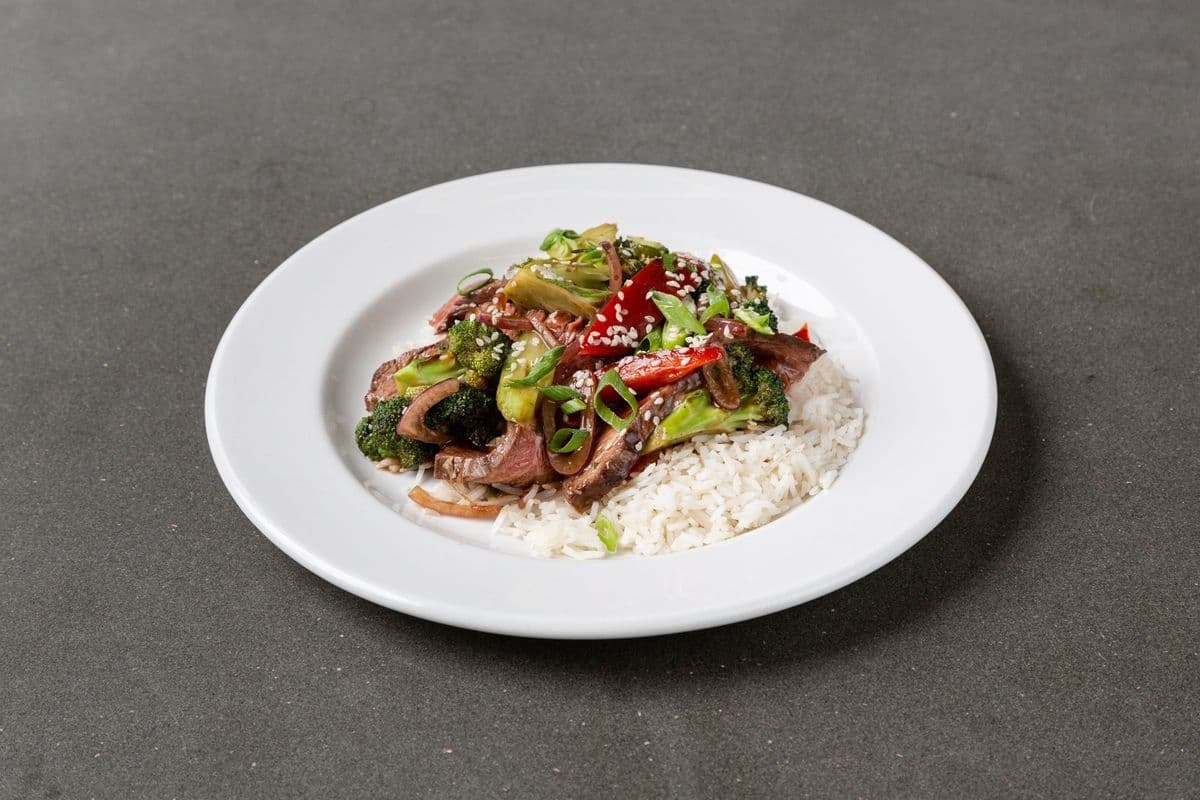 Teriyaki Beef and Broccoli with Rice