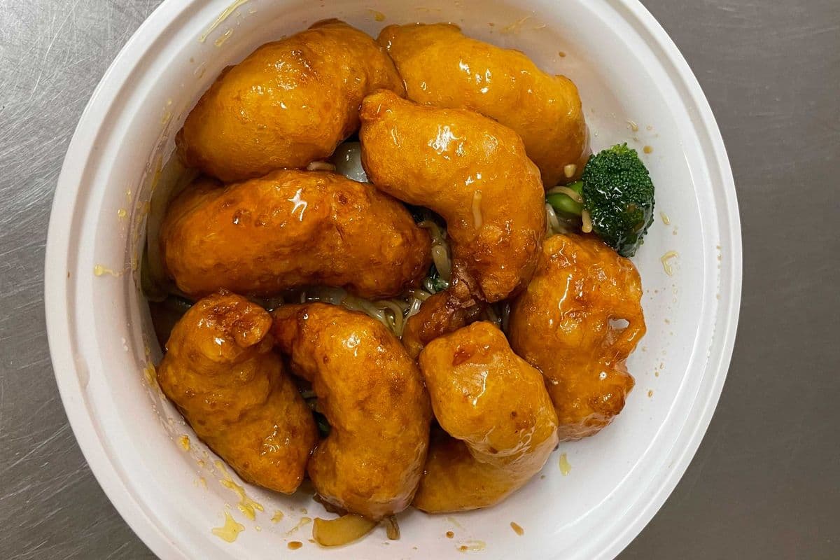 40. Honey King Prawn Rice