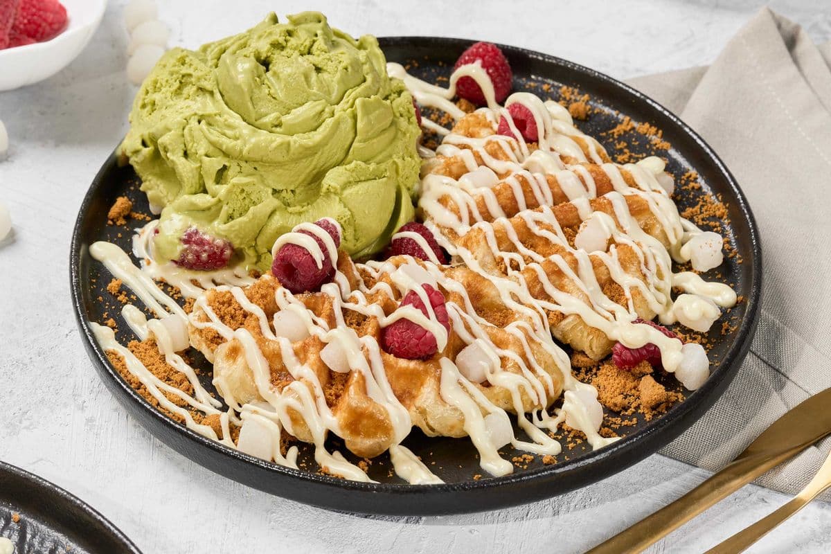 Kyoto matcha cloud Croffle