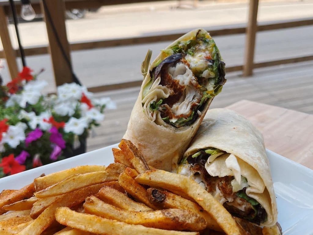 Crispy Haddock Wrap