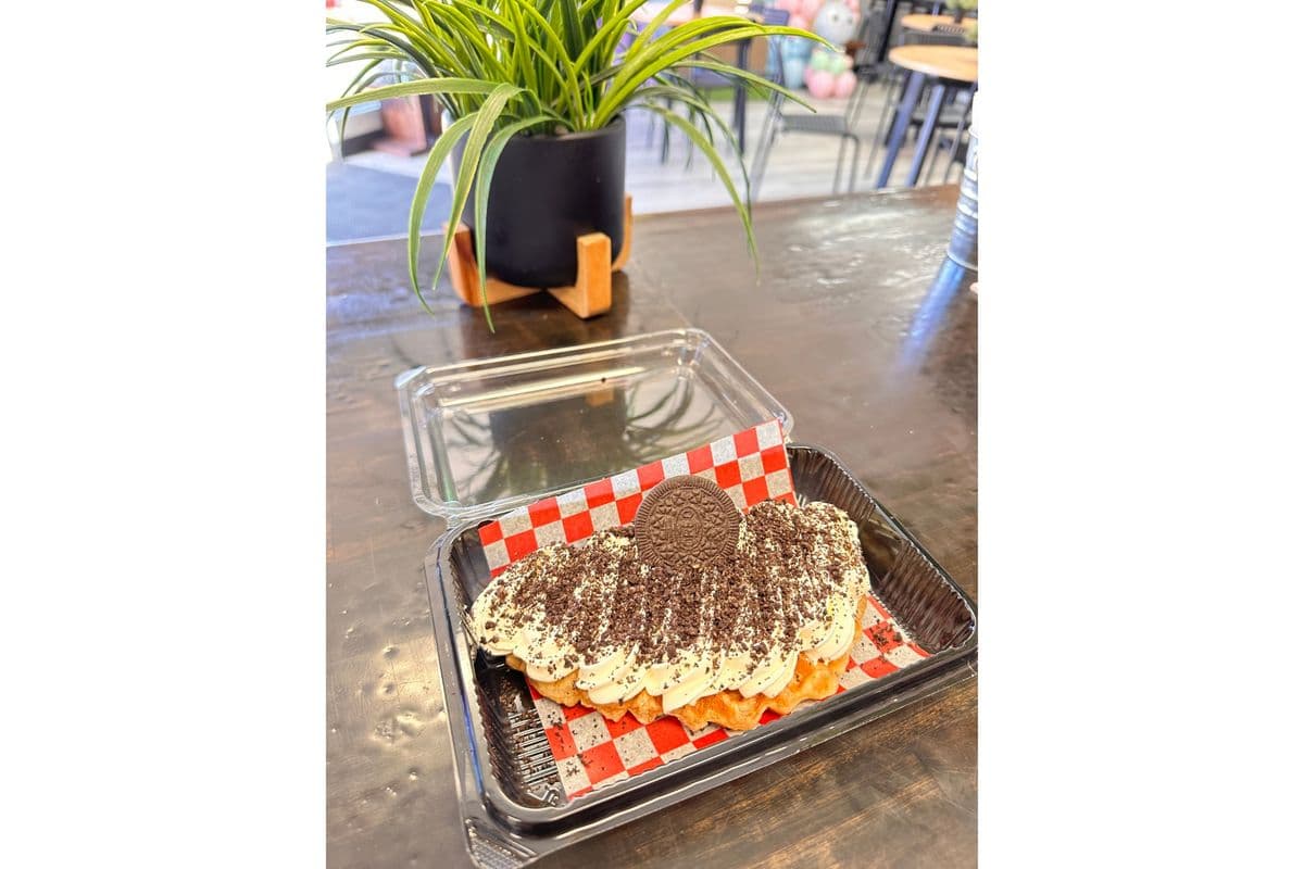 Cookies and Cream Croffle