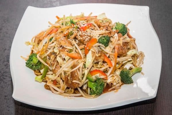 Pan-Fried Chicken Yaki Soba