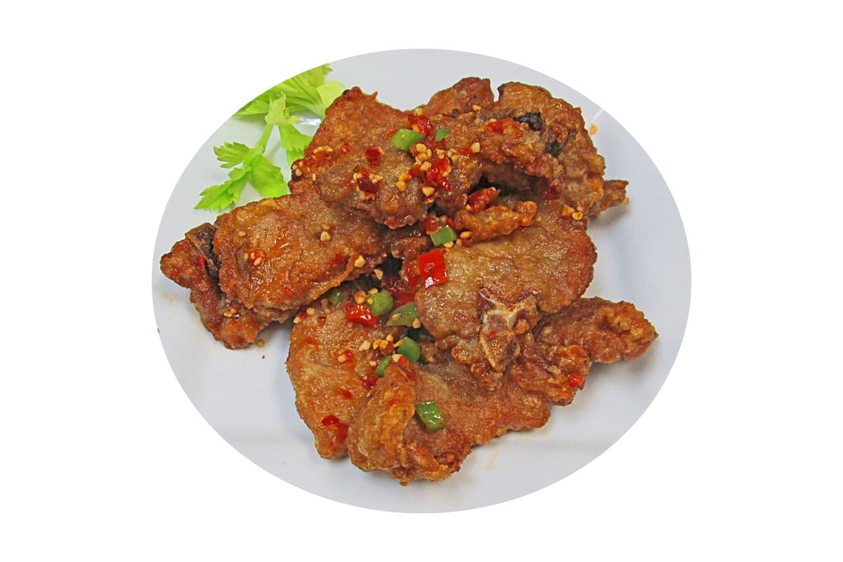 163. Deep-Fried Pork Chop with Spicy Salt 椒鹽肉排