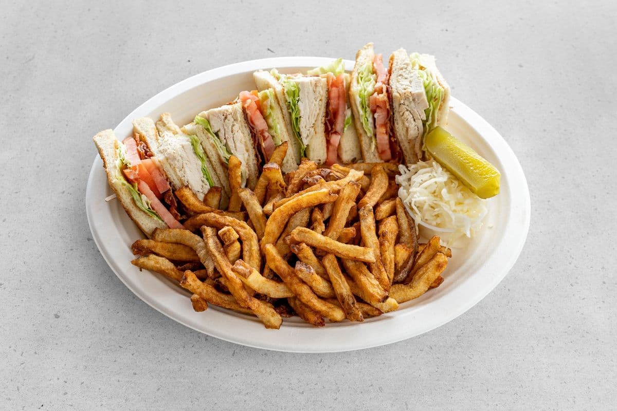 Assiette de club sandwich