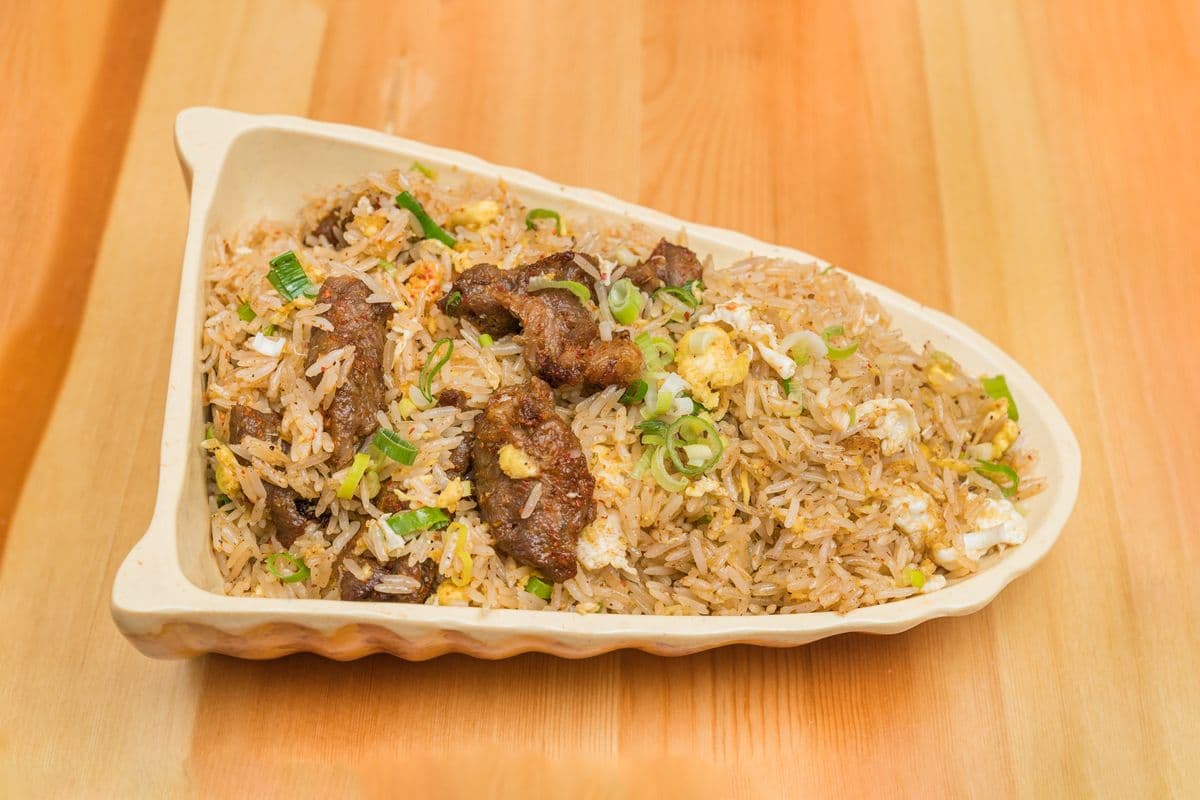 Lamb Kebabs Fried Rice 羊肉串炒饭