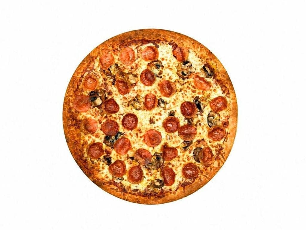 Pepperoni Mushrooms Pizza