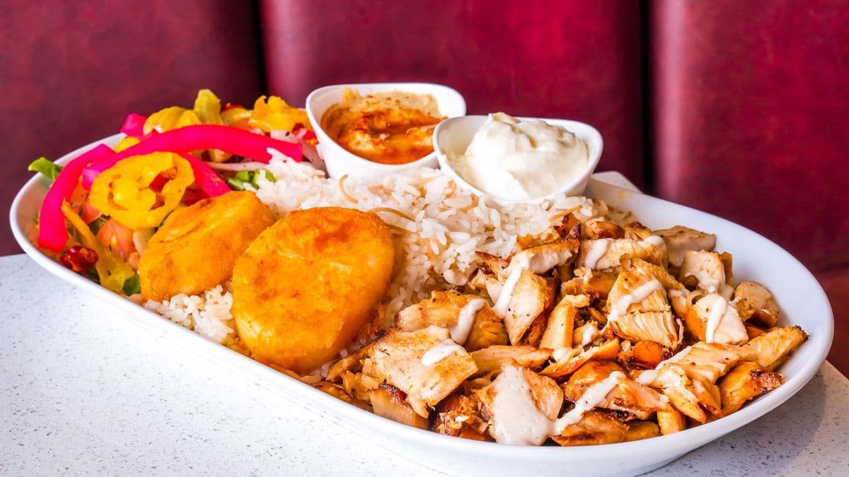 Chicken shawarma Platter #7