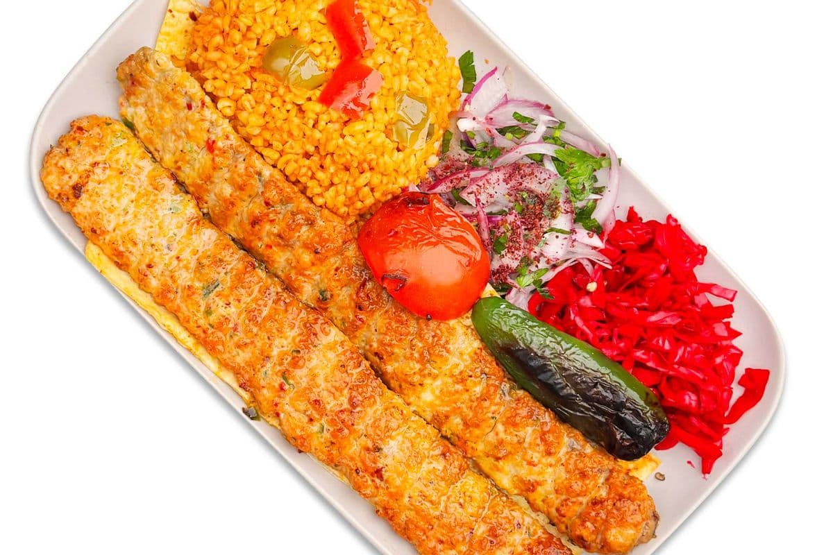 ADANA CHICKEN KEBAB.