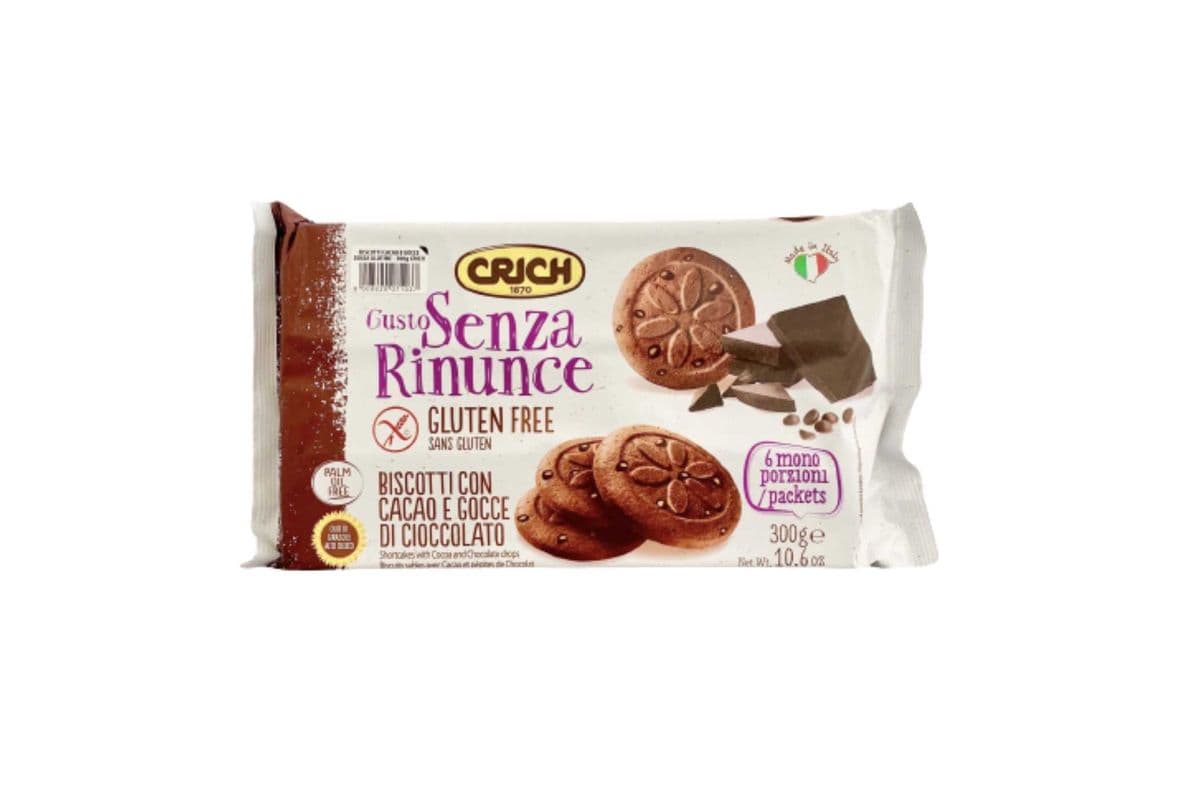 Crich Gluten Friendly - Cocoa & Chocolate Chip Cookie (300g)