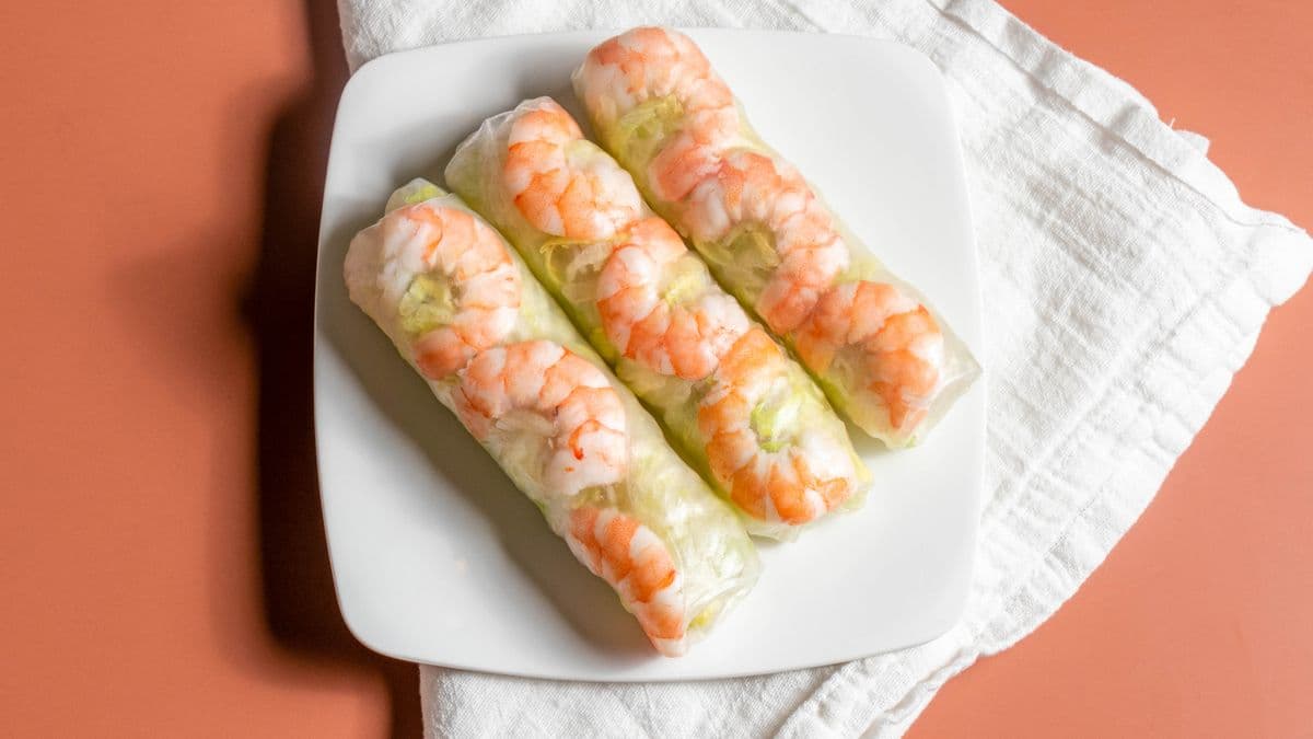 2. Shrimp Salad Rolls (3 pcs)