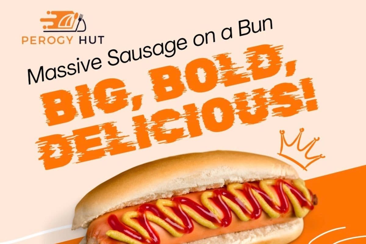 Massive Farmer Sausage (Gluten Free) on a Bun