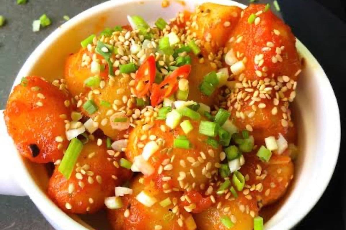 Honey Chilli Potatoes